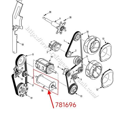 781696 drive shaft CROSS SHAFT transmission shaft  available for the SLXi/SLXe  100 200 300 400 THERMOKING trailer unit aftermarket parts