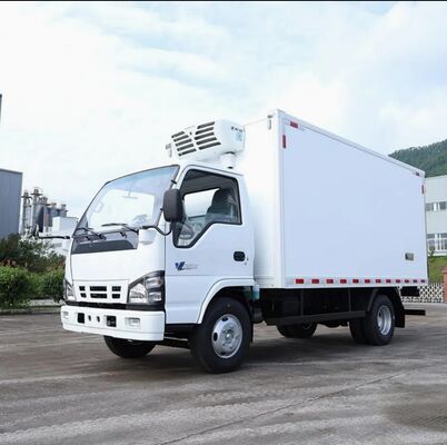 ISUZU QINGLING 600P 6-колесный 3-тонный холодильный фургон с холодильным агрегатом THERMO KING модель RV380