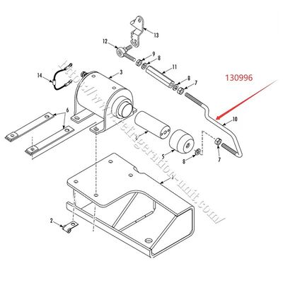130996 THERMOKING SP охладительное устройство Вытяжной стержень- топливный соленоид,Т-М/Т-Р