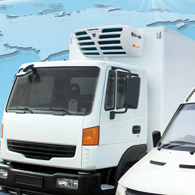 Рефрижераторный агрегат на транспортном среднем двигателе Thermo King RV-580 ¢ Система охлаждения для средних холодильных грузовиков