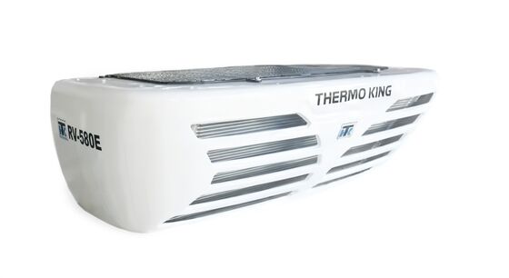 Холодильная установка Thermo King RV580E для грузовиков с питанием от постоянного тока 12В/24В, системой горячего оттаивания и легкой системой резервного питания